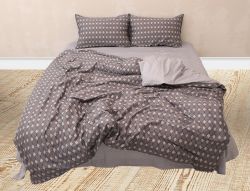 Комплект постільної білизни сімейний наволочки 50*70см Сатин S485