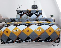 Комплект постільної білизни Сатин S490