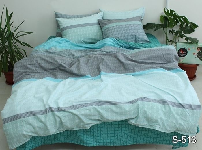 Комплект постільної білизни Сатин S513