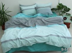 Комплект постільної білизни сімейний наволочки 50*70см Сатин S513