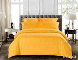 Комплект постільної білизни євро Страйп-Сатин ST-1004