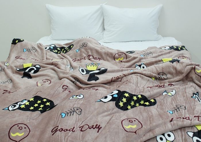 Плед велсофт (мікрофібра) 200*220 см ALM-116