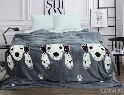 Плед велсофт (мікрофібра) 200*220 см ALM1901