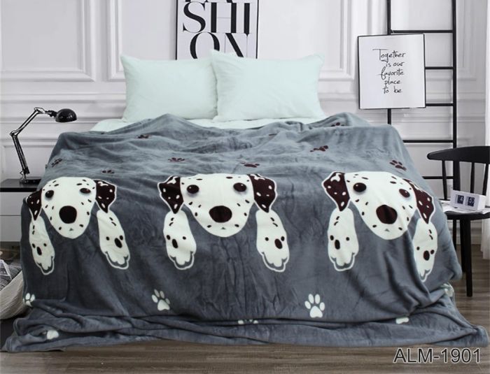 Плед велсофт (мікрофібра) 160*220 см ALM1901