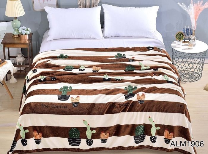 Плед велсофт (мікрофібра) 200*220 см ALM1906