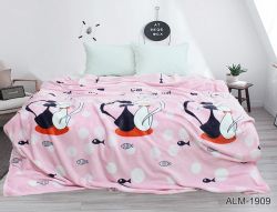 Плед велсофт (мікрофібра) 200*220 см ALM1909