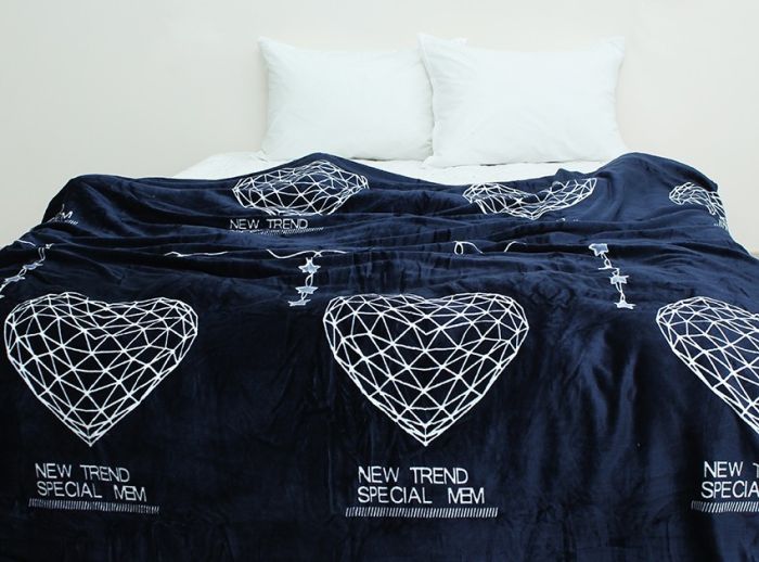 Плед велсофт (мікрофібра) 200*220 см ALM1911