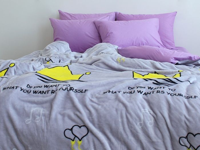 Плед велсофт (мікрофібра) 200*220 см ALM1915