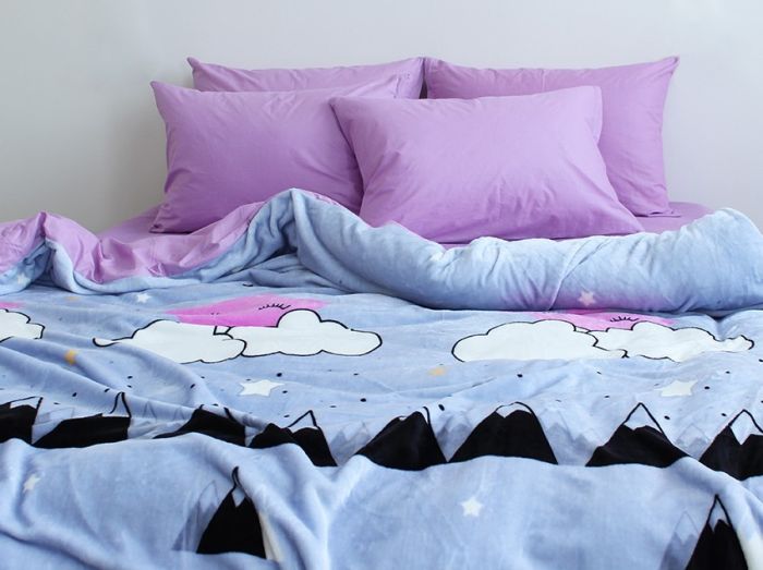 Плед велсофт (мікрофібра) 160*220 см ALM1916