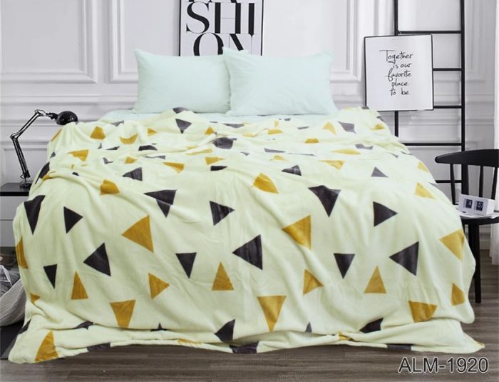 Плед велсофт (мікрофібра) 200*220 см ALM1920