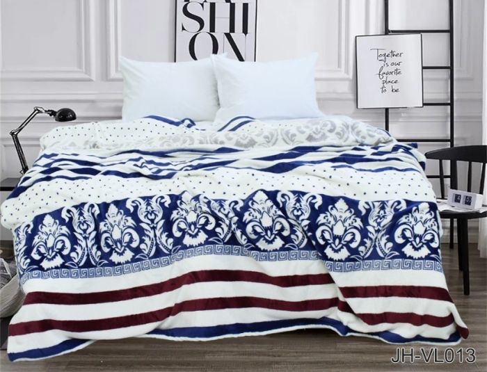 Плед велсофт (мікрофібра) 160*220 см JH-VL013