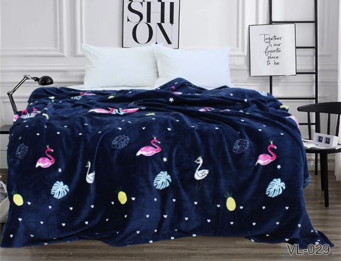 Плед велсофт (мікрофібра) 200*220 см VL-029