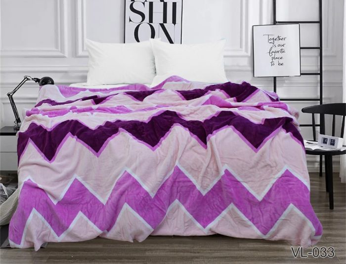 Плед велсофт (мікрофібра) 160*220 см VL-033