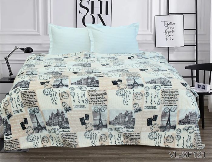 Плед велсофт (мікрофібра) 200*220 см VL-SF121