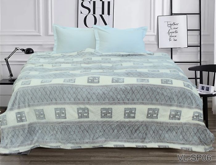 Плед велсофт (мікрофібра) 160*220 см VL-SP06