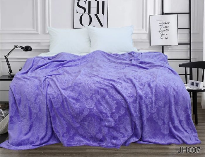 Плед велсофт (мікрофібра) 200*220 см JH007