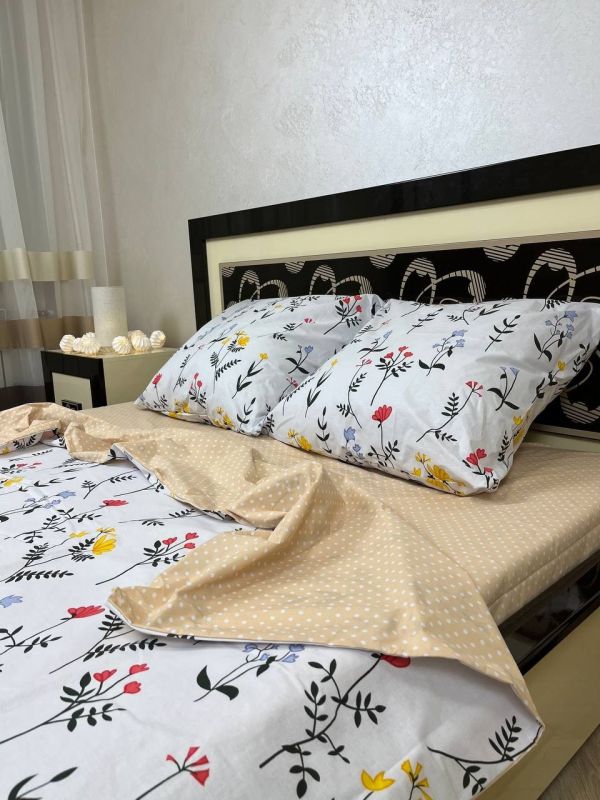 Комплект постільної білизни Преміум 02-014-1 Бязь наволочки 50*70см