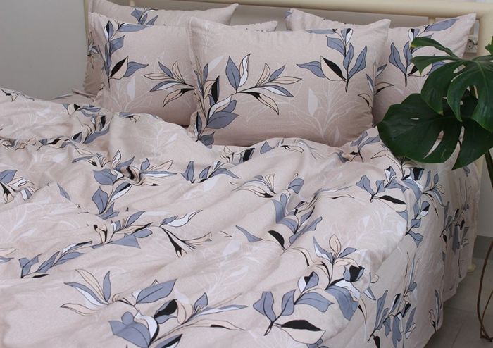 Комплект постільної білизни двоспальний Сатин S519