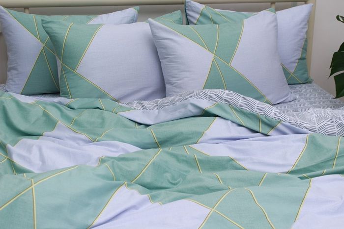 Комплект постільної білизни двоспальний Сатин S521