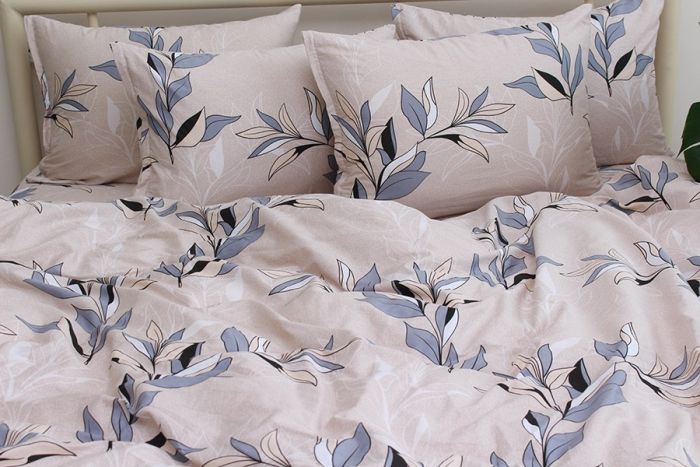 Комплект постільної білизни двоспальний наволочки 50*70см Сатин S519