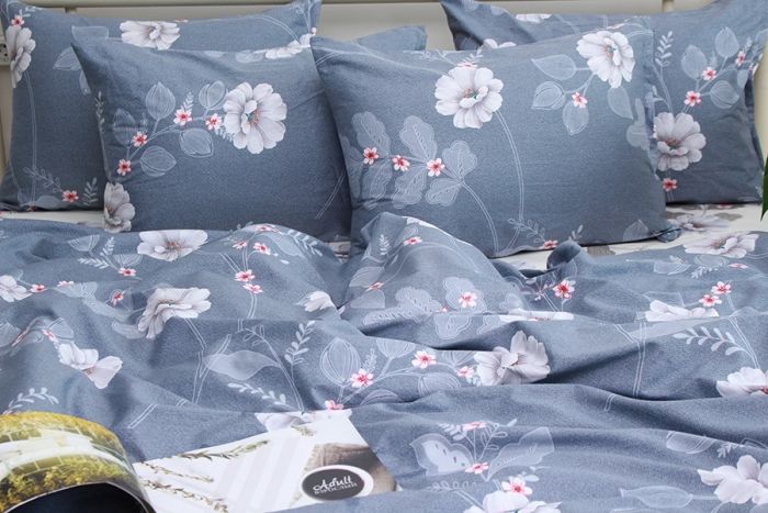 Комплект постільної білизни сімейний наволочки 50*70см Сатин S522