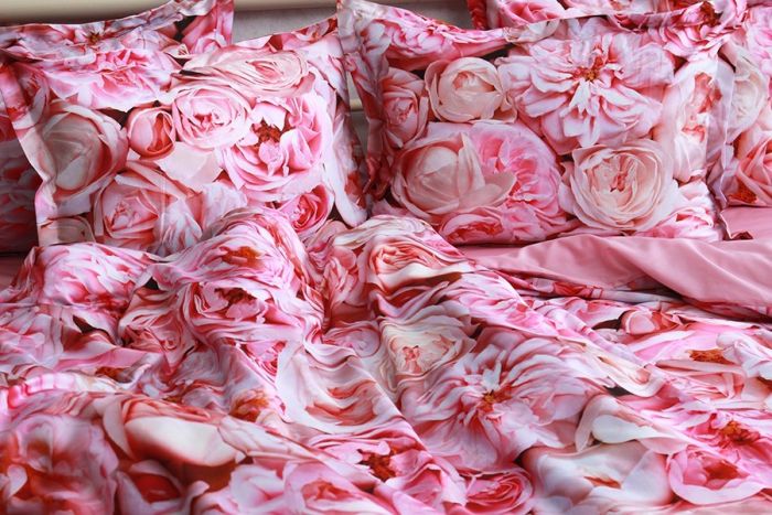 Комплект постільної білизни двоспальний наволочки 50*70см Сатин Премиум PT-003д