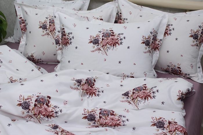 Комплект постільної білизни двоспальний наволочки 50*70см Сатин Премиум PT-018д