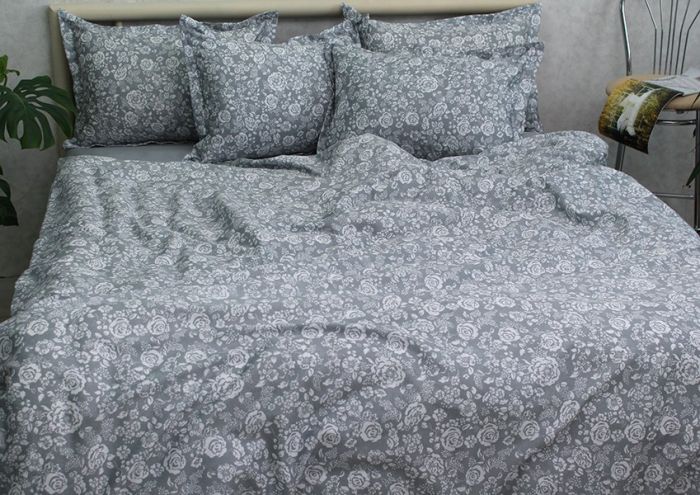 Комплект постільної білизни євро наволочки 50*70см Сатин Премиум PT-006