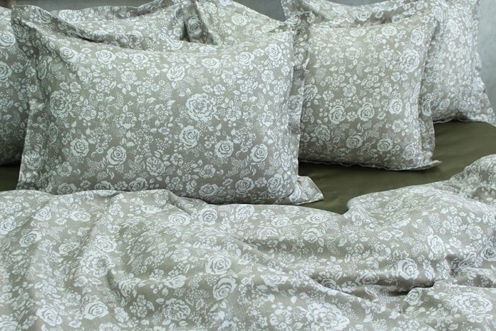 Комплект постільної білизни євро наволочки 50*70см Сатин Премиум PT-010