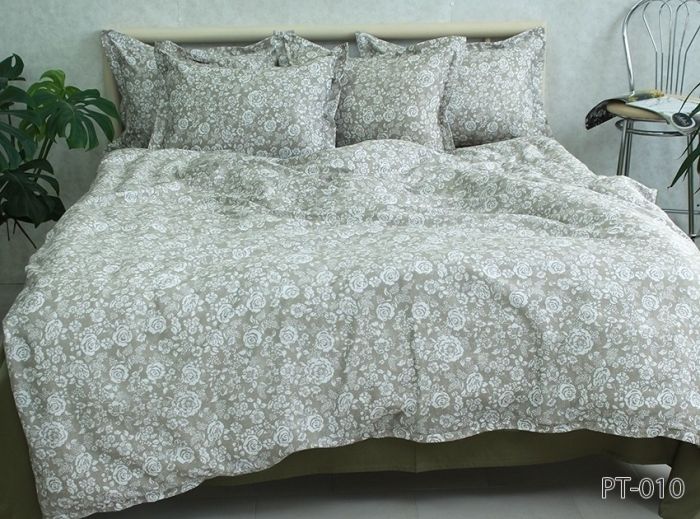 Комплект постільної білизни євро наволочки 50*70см Сатин Премиум PT-010