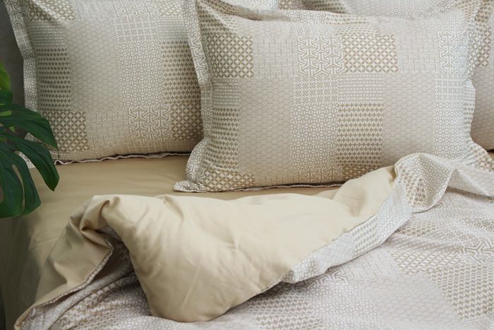 Комплект постільної білизни євро наволочки 50*70см Сатин Премиум PT-012