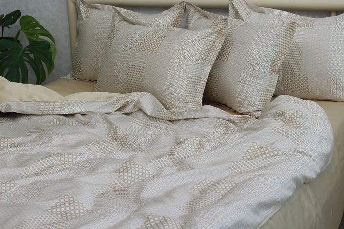 Комплект постільної білизни євро наволочки 50*70см Сатин Премиум PT-012