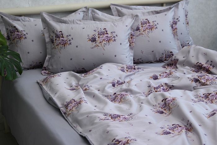 Комплект постільної білизни євро наволочки 50*70см Сатин Премиум PT-014