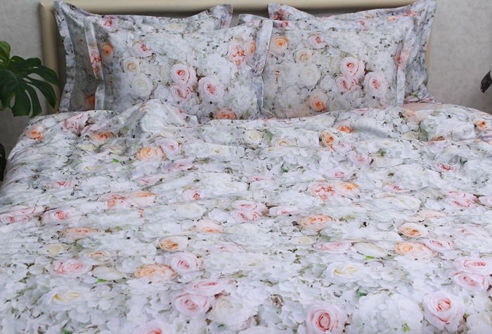 Комплект постільної білизни сімейний наволочки 50*70см Сатин Премиум PT-004