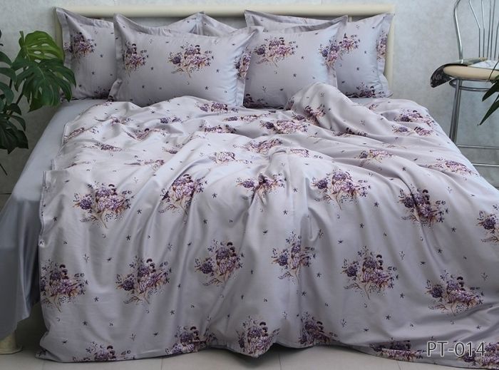 Комплект постільної білизни сімейний наволочки 50*70см Сатин Премиум PT-014