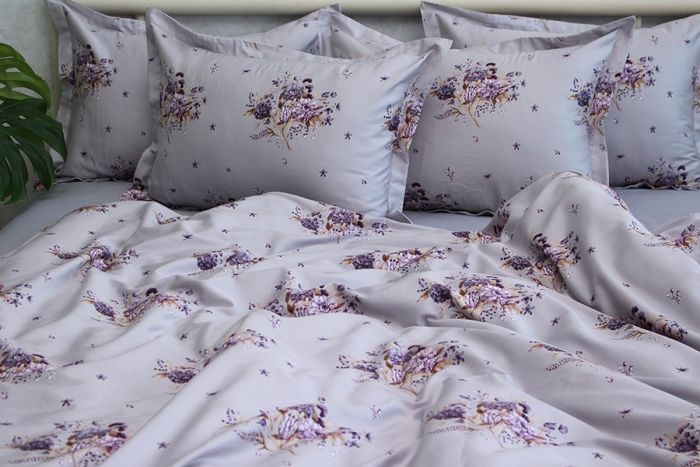 Комплект постільної білизни сімейний наволочки 50*70см Сатин Премиум PT-014