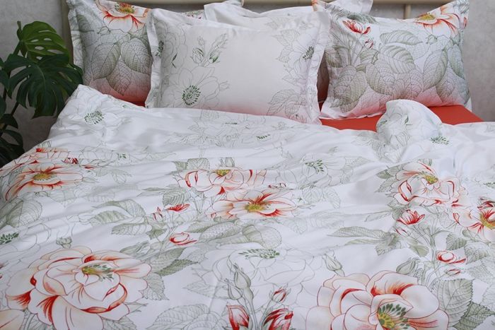 Комплект постільної білизни сімейний наволочки 50*70см Сатин Премиум PT-017