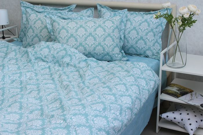 Комплект постільної білизни двоспальний наволочки 50*70см Ранфорс R-T9273