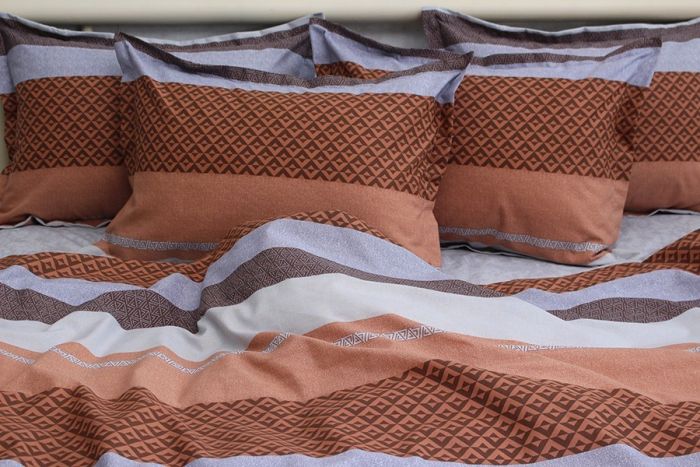 Комплект постільної білизни двоспальний наволочки 50*70см Ранфорс R-T9275