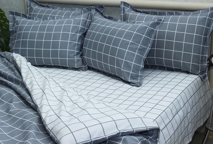 Комплект постільної білизни двоспальний наволочки 50*70см Ранфорс R-T9265