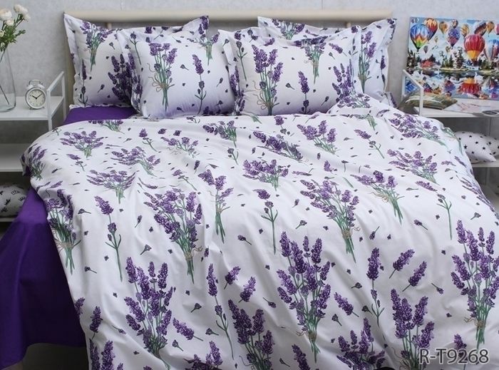 Комплект постільної білизни двоспальний Ранфорс R-T9268