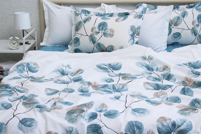 Комплект постільної білизни двоспальний Ранфорс R-T9269