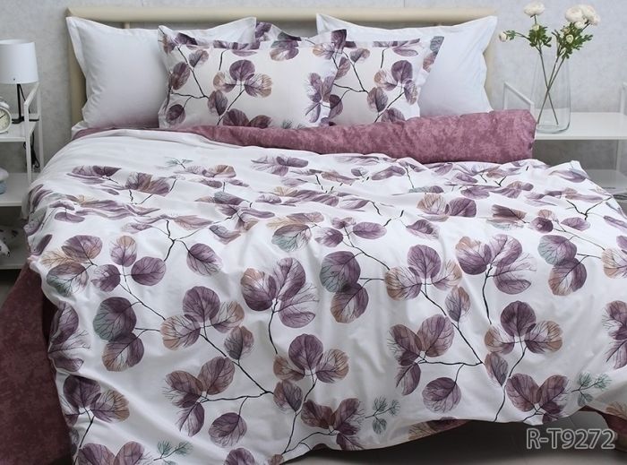 Комплект постільної білизни двоспальний Ранфорс R-T9272