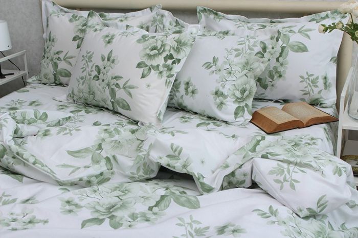 Комплект постільної білизни двоспальний Ранфорс R-T9274