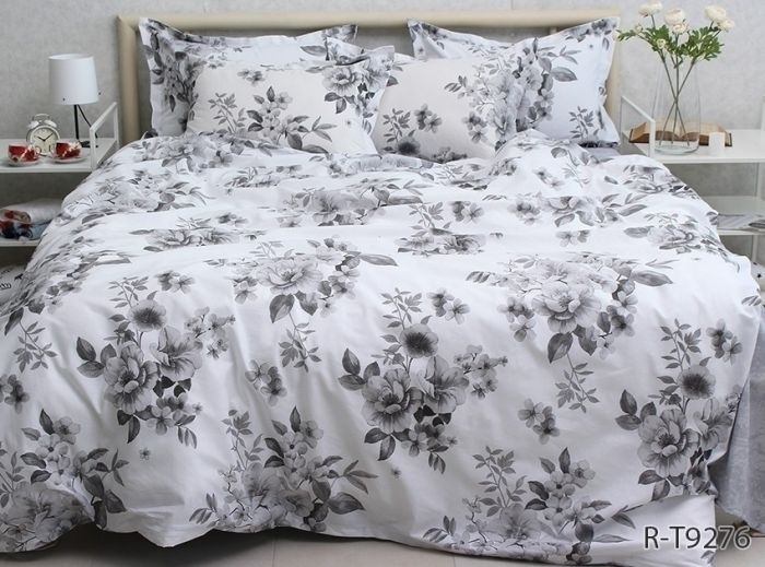 Комплект постільної білизни двоспальний Ранфорс R-T9276