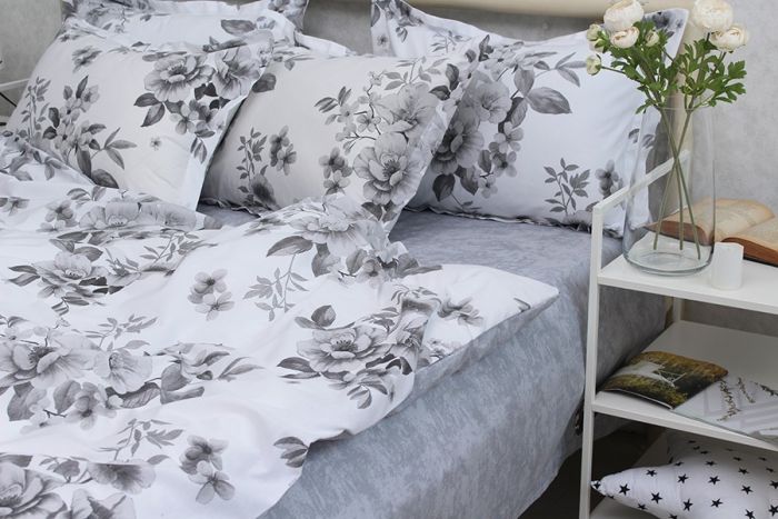 Комплект постільної білизни двоспальний Ранфорс R-T9276