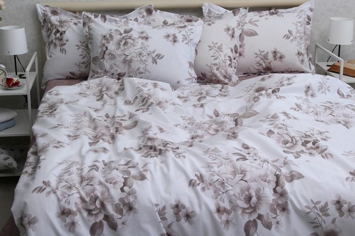 Комплект постільної білизни двоспальний Ранфорс R-T9278