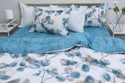 Комплект постільної білизни євро Ранфорс R-T9269