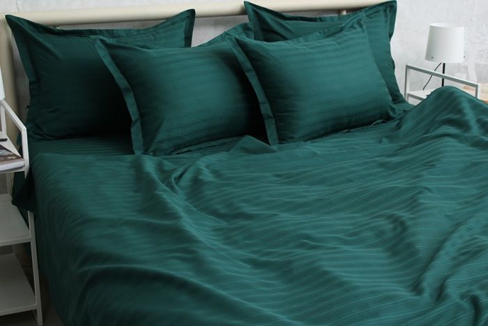 Комплект постільної білизни двоспальний наволочки 50*70см Страйп-Сатин Multistripe MST-16