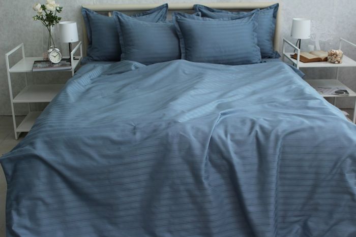 Комплект постільної білизни євро наволочки 50*70см Страйп-Сатин Multistripe MST-3